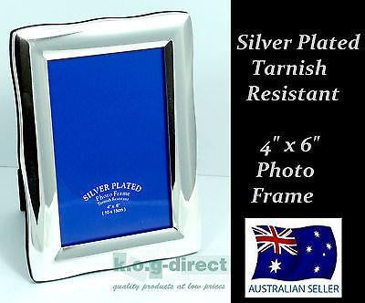 PHOTO FRAME SILVER PLATED TARNISH RESISTANT PHOTO SIZE 4 X 6 INCH